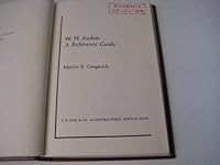 WH Auden: A Reference Guide (Reference guides in literature) 0816178895 Book Cover