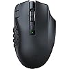 Razer Naga V2 HyperSpeed Wireless MMO Gaming Mouse: 19 Programmable Buttons – HyperScroll Technology – Focus Pro 30K Optical Sensor – Mechanical Mouse Switches Gen-2 – Up to 400 Hr Battery Life