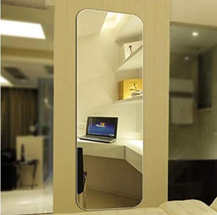 Cheval Glass Rectangular Long Bevelled Mirror Frameless - 18 X 30 Inches