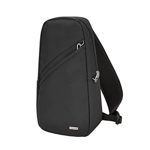 Travelon At Classic Sling Bag, Black, One Size #TOP2