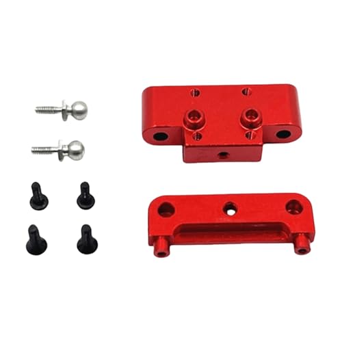 Bulkhead avant RC accessoire modification voiture rouge