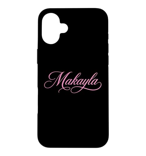Makayla ���O ���� �G���K���g ���킢�� �� �t�@���V�[ ���̎q �K�[���t�����h �X�}�z�P�[�X iPhone 16 Plus �p