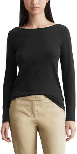 T-Shirt Femme Marc O'Polo B41243952493 en jersey de coton premium de coupe droite