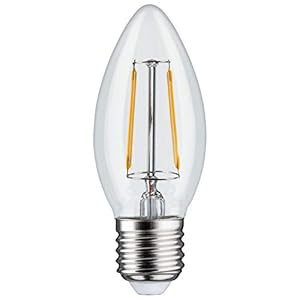 Maclean MCE264 Retro Edison gloeilamp LED E27 Vintage decoratieve gloeilamp verlichting lamp warmwit 3000K 230V (4W 470lm kaars), glas