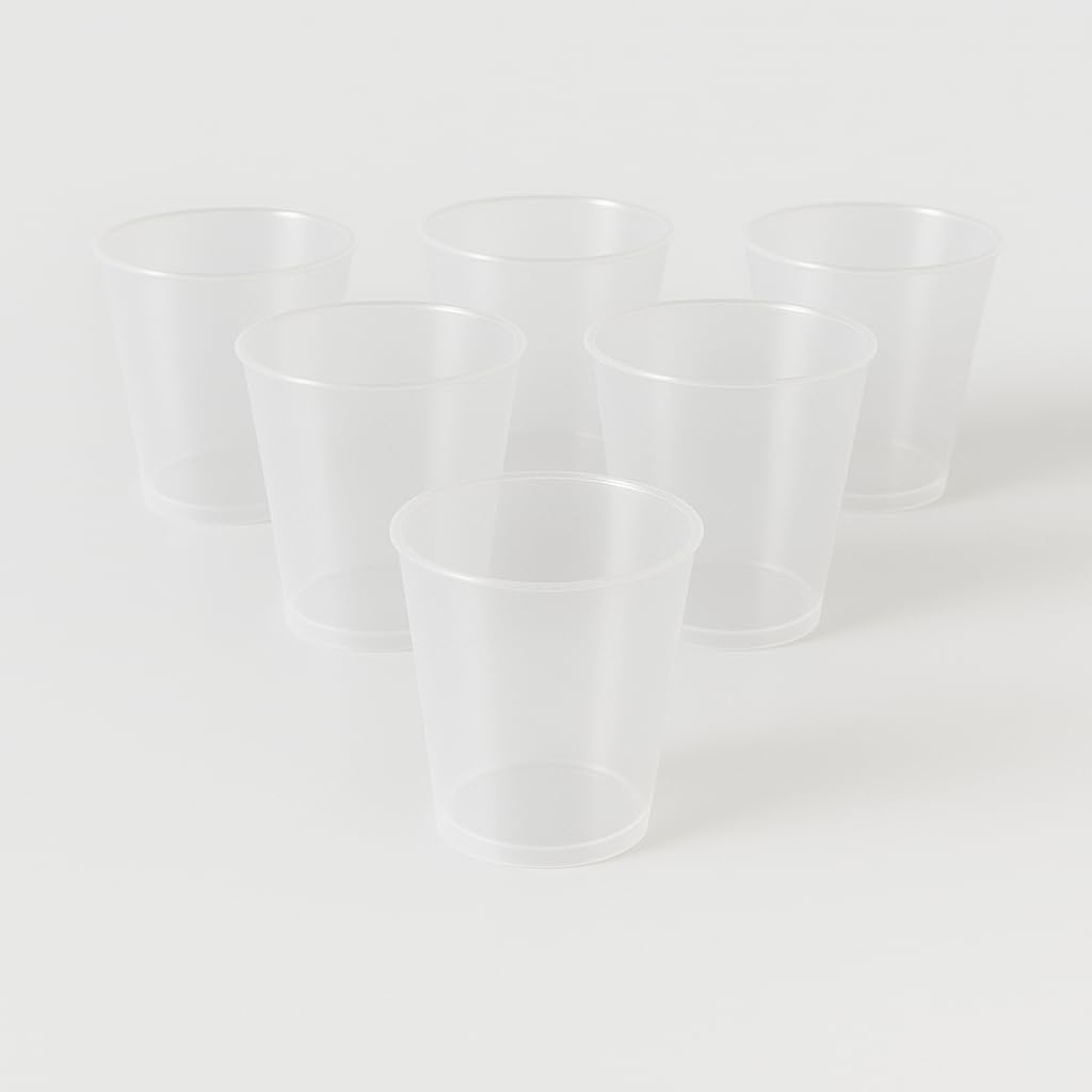 Pack 1000 vasos chupito plástico 35ml - Polipropileno - Pack ecónomico Chupito Reutilizable.