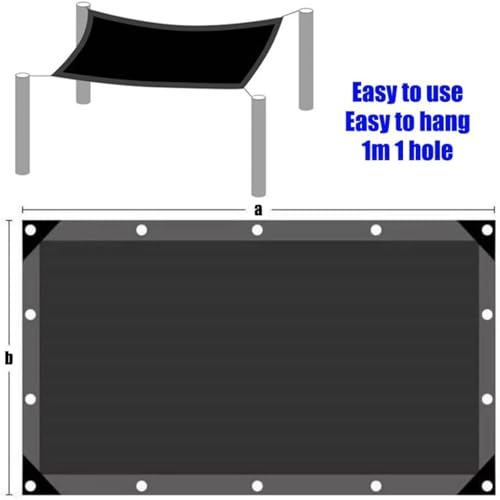 Malla de protección solar para invernaderos de 8x9m resistente UV 8