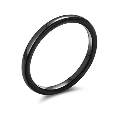 Bling Jewelry Bague Dôme Noire Cover