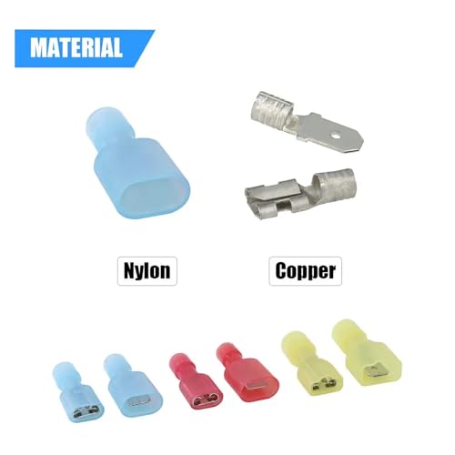 Bornes à sertir électriques en nylon isolant contre les courts-circuits - 3