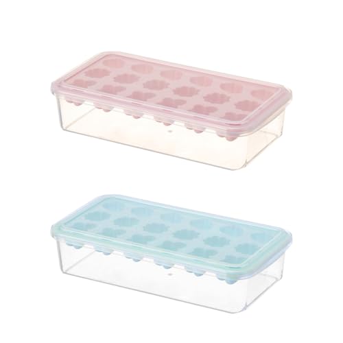 Set de 2 moldes de silicona para cubitos de hielo miniatura 7