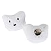 Jiacheng29_ Broche Broche, Joli Lapin Ours en Peluche Poupée Broche Sac Décoration Veste Revers Accessoire Petit Ours Blanc