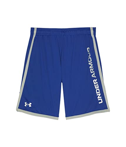 Under Armour Boys' Stunt 3.0 Shorts , (401) Royal / Mod Gray / White , X-Small #TOP25