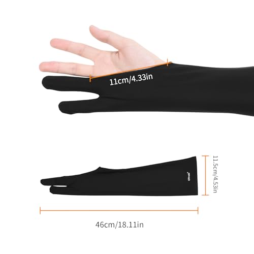 OTraki 4 Pack Artist Drawing Gloves for Digital Tablet Paper Sketching