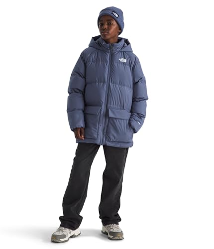 Image of THE NORTH FACE Kids' North Down Fleece-Lined Short Parka | 600 Fill Recycled Waterfowl Down Insulated, Water Repellent