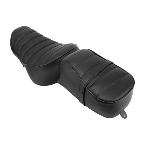 Siège deux places moto premium avec coussin arrière passager pour Sportster XL1200NS et XL883N