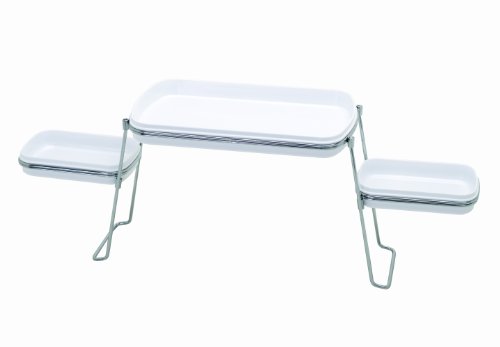 ZPC Zenith Products Corporation Zenna Home 8665SWP, Over-The-Faucet Shelf, White/Chrome