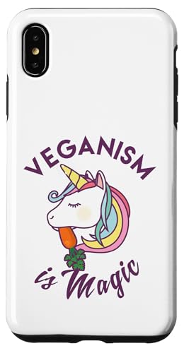 Veganism Is Magic - �r�[�K���A�j�}���x�W�^���A���s�[�X���j�R�[�� �X�}�z�P�[�X iPhone XS Max �p