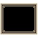 Memorial Bench Plate, Personalized Plaque, Door Name Plate, Building Sign, Engraved Tree Plaque, Custom Engraving, Multiple Sizes and Colors (Black With Gold Writing)
