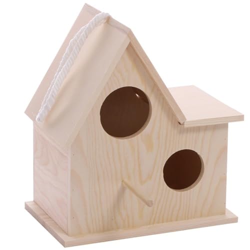 Cabane de nidification résistante aux intempéries en bois de qualité supérieure