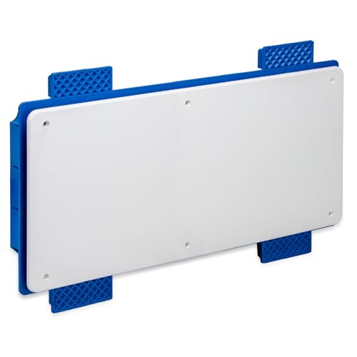 Electraline 60394 Abzweigkasten Unterputz für Gipskarton IP40 (392X152X70mm) mit Deckel und Schrauben