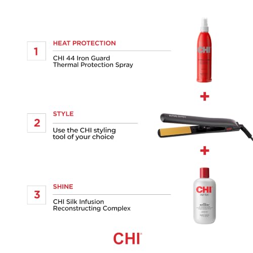 Image of CHI Tourmaline Ceramic Mini Flat Iron, Hair Straightener, 0.75 inch Iron