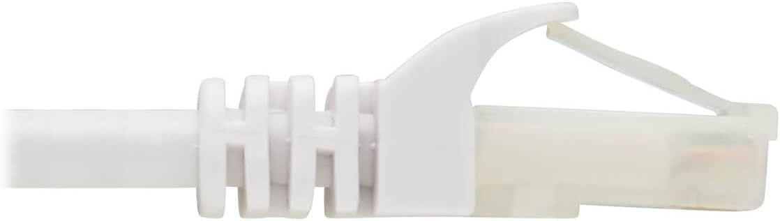 Tripp Lite, Safe-IT Cat6a Ethernet Cable, 10G Certified, Snagless, UTP, (RJ45 M/M), White, 20 Feet / 6.09 Meters, Limited Life Manufacturer's Warranty (N261AB-020-WH)