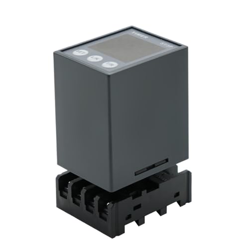 Relais temporisé LCD ST3P 12V AC DC programmable avec minuterie de précision