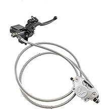 Hydraulic Rear Disc Brake Caliper Assembly, Go Kart Brake Kit for GY6 125cc 150cc 200cc 250cc Drift Trikes Quad ATV Go Kart, Go Kart Brakes, Includes Brake Pads