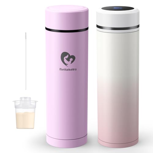 Bellababy Portable Cooling Bottle Maker Kit, Can Be Fed in 2 Minutes, Easy to Carry for Outdoor,Includes Cooling Bottle Maker + Vacuum Cup +1 Powder Dispenser