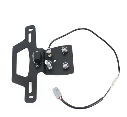 Support plaque d'immatriculation arrière moto queue bien rangé LED ZX-25R