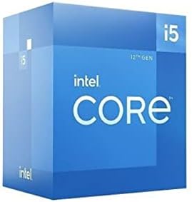 Intel Core i5-12400 12. generacji komputer stacjonarny (taktowanie bazowe: 2,5 GHz, 6 rdzeni, LGA1700, RAM DDR4 i DDR5 do 128 GB) BX8071512400, Srebrny