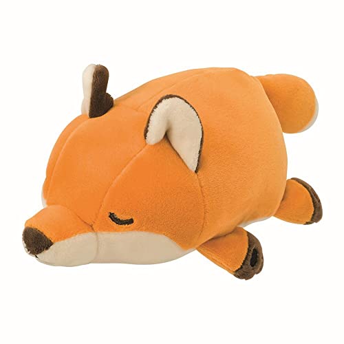 NEMU NEMU Peluche Kawaii - Doudou Renard Konta - Peluche Animaux Extra Douce et Douillette Coussin à câliner - Coussin Kawaii Ultra doux - Taille S - 11 cm