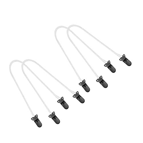 Nstcher Durable Firm Plastic Clip Camisole Stabilizer 8 Clip 4 Elastic Rope Adjustable