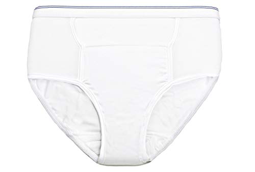 Comfort Finds Men's Reusable Incontinence Brief 10oz 3-Pack - White - X-Large 42-44 - 3 Pack