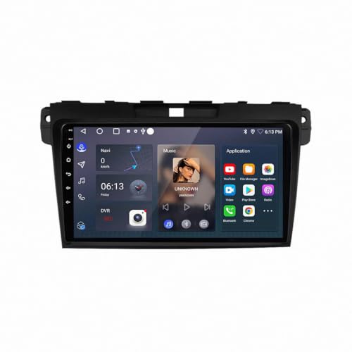 Radio pantalla táctil Mazda CX7 2008-2015 con Carplay inalámbrico y memoria 4G+64G