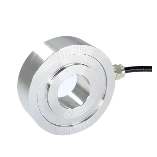 XLHGUPDKE Low Profile Donut Ring Load Cell 500KG-5T & 20KN Flat Compression Sensor for Machinery Weight Scales(20KN)