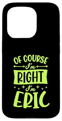 �������I'm Right I'm Eric �p�[�\�i���C�Y ���O �X�}�z�P�[�X iPhone 15 Pro �p