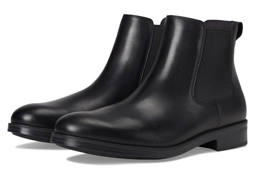 Cole Haan Men's Newmark Grand Chelsea Boots, Black/Black Water Resistant, 9-M US