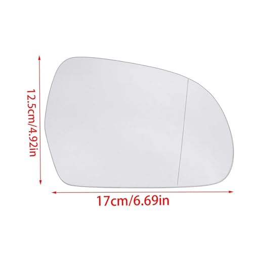 Miroir de rétroviseur de rechange thermique pour aile de porte A4 - 6