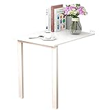 ❤ MATERIAL: Mesa lisa, estable y duradera, adecuada para cualquier lugar de la habitación, fácil de almacenar y plegar, ecológica y duradera