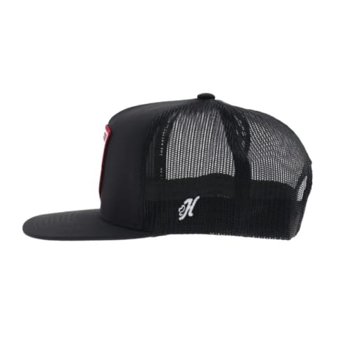 Image of HOOEY Lone Star Beer Patch Trucker Hat for Men, Adjustable Snapback Mesh Baseball Cap, 5-Panel Western Work Hat