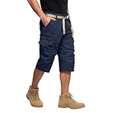 Bermuda Homme Cargo Est Excellent Pour Les Voyages Dans Des Villes Cosmopolites, Les Sorties Entre Amis Ou Les Après-Midi Shopping À La Recherche Des Dernières Tendances , Pantalon Cargo Homme Travail Est Également Idéal Pour Les Moments De Détente À La Maison Ou Pour Les Activités De Plein Air Pendant Les Vacances