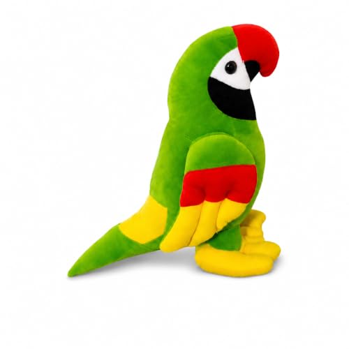 Image of Parrot Soft Toy - 30cm | Ultra Soft Teddy Toys for Boys & Girls | Birthday Gift, Baby Toy, Home Deco