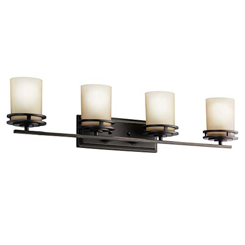 Kichler Hendrik 4-Light Bathroom Vanity Light, Olde Bronze