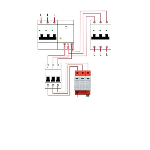 Protection foudre 380V T1 3P 15KA avec interface terminal 485 - 5