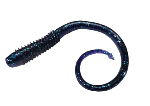 Chompers Possum Tail 5 Pack Soft Platic Fishing Lure (June Bug)