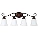 Craftmade 25004-OB-WG Four Light Vanity
