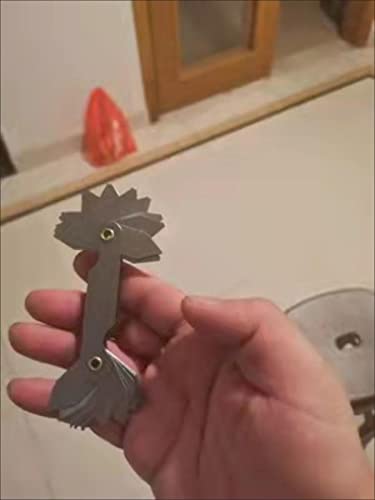 Othmro 1 set di calibri R1-6.5, in acciaio inox