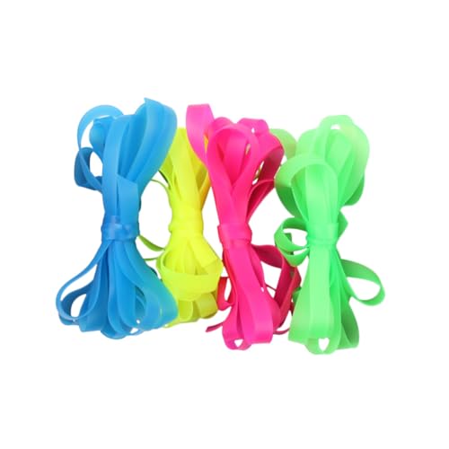 MAGICLULU Cuerdas Elásticas de Salto Coloridas para Metros Bandas Elásticas para Ejercicio y Cuerda Multiusos para Entrenamiento y Diversión Color Aleatorio Color Aleatorio