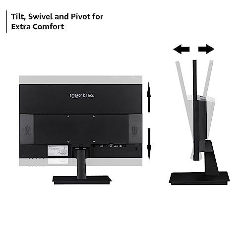 Image of amazon basics 21.5 inch Full HD, Slim LCD Monitor with LED Back Light Technology, Stylish Bezel-Less Design, Wide Angle, ` Flickerless