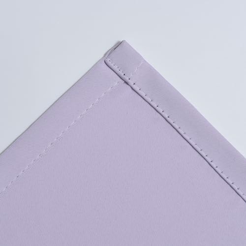 Image of COSVIYA Grommet Room Darkening Lilac Curtains 84 inch Long for Bedroom | Light Blocking Insulated Thermal Curtains for Living Room, Blackout Thick Polyester Window Drapes,70x84 inches, 2 Panels